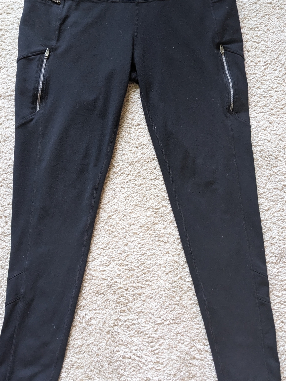 Athleta Black Women Sly Drifter Performance Activeware Yoga Workout Size L